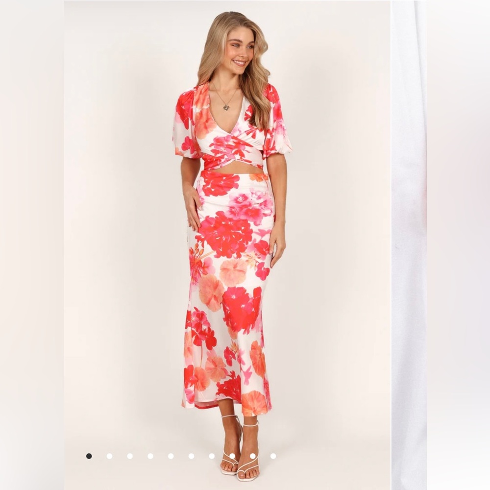 Two Piece Set- Pink Floral